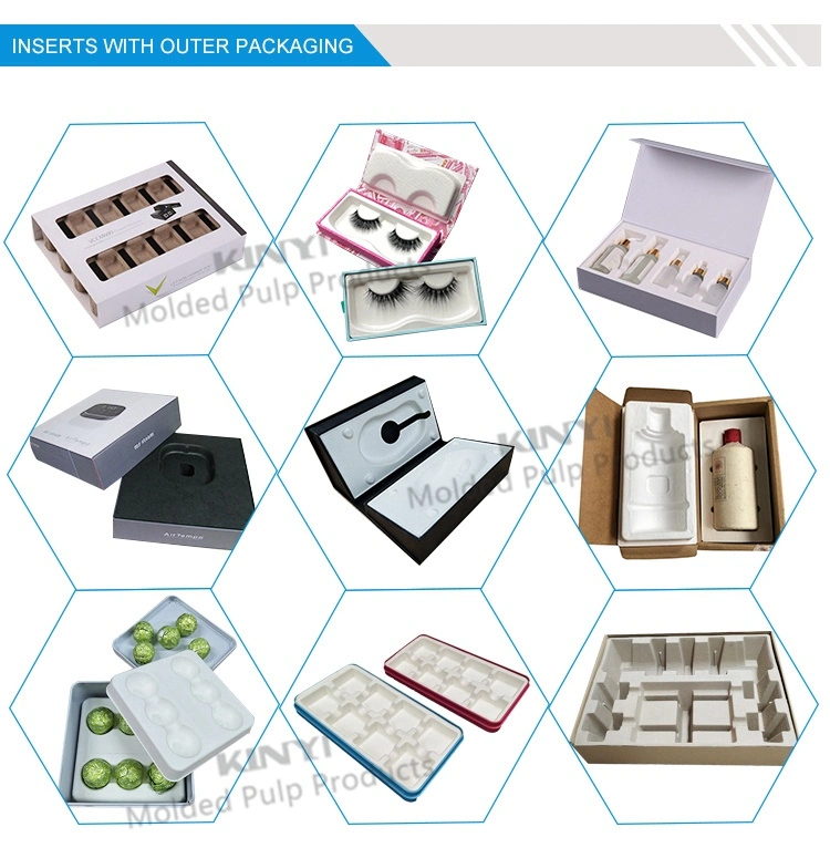 Inner Box Packaging Eco Friendly Paper Foam Insert Box Trays