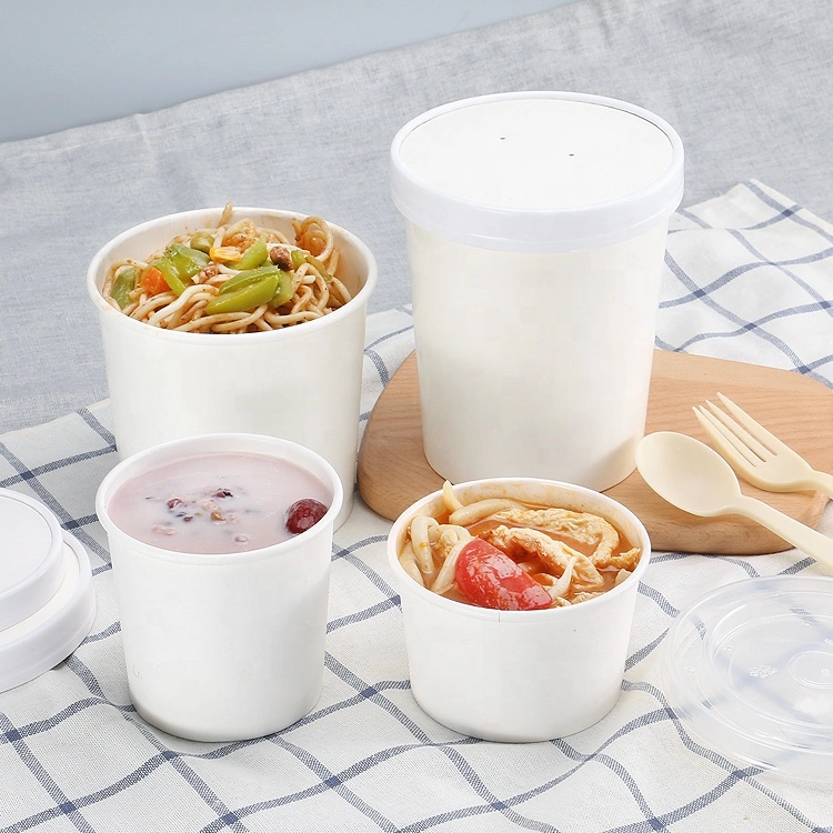 Takeaway Food Container Kraft Paper Noodle Bowls