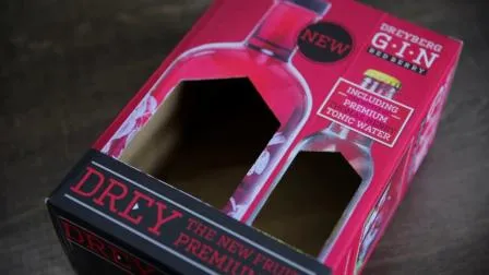 Design Stampa logo Shopping Stampa flessografica Scatole di carta brownie personalizzate con finestra